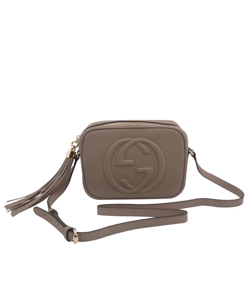 Gucci Soho small leather disco bag 308364 Silver Gray - Image 2