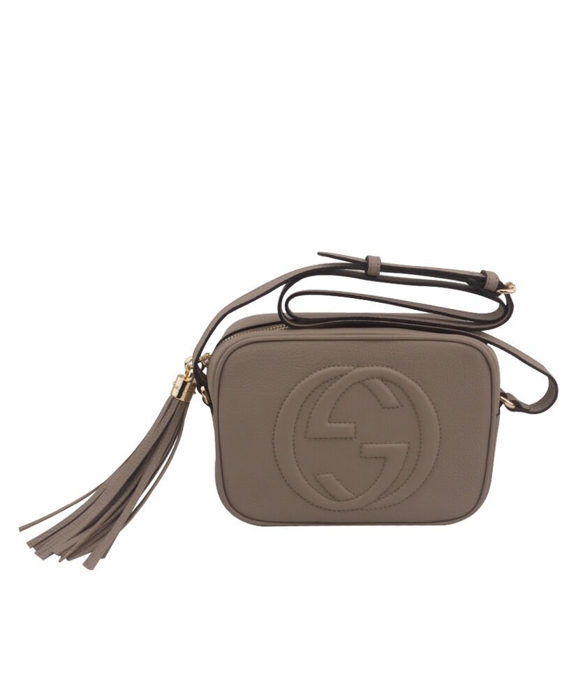 Gucci Soho small leather disco bag 308364 Silver Gray - Image 3