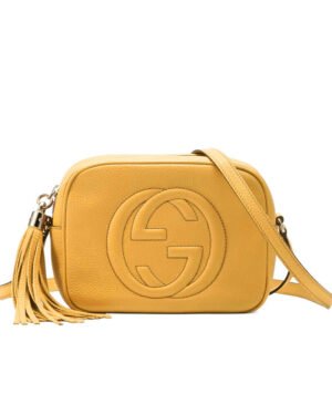 Gucci Soho small leather disco bag 308364 Yellow