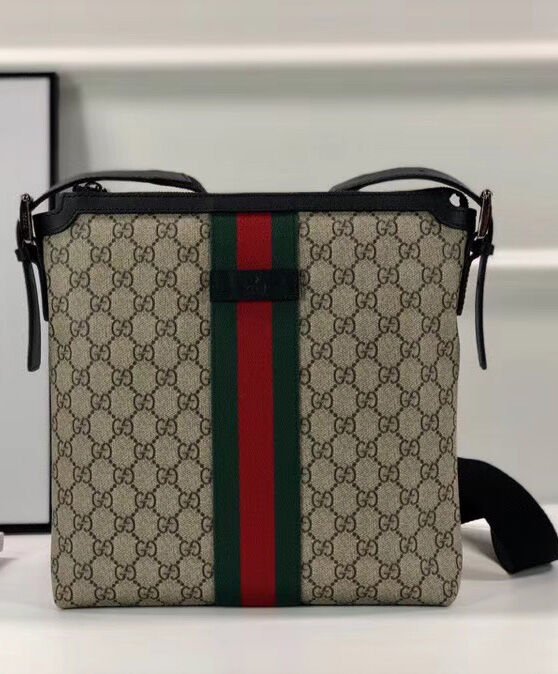 Gucci Web GG Supreme messenger 387111 Coffee - Image 2