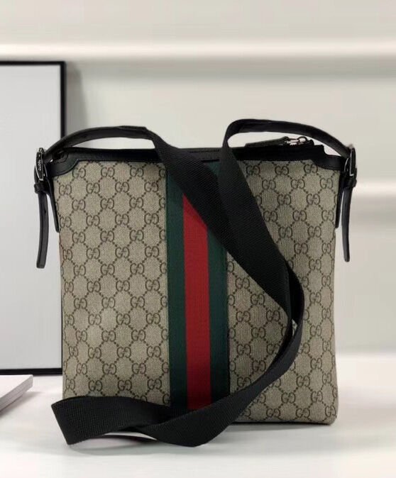 Gucci Web GG Supreme messenger 387111 Coffee - Image 3