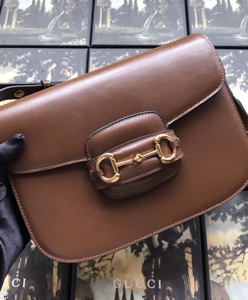 Gucci 1955 Horsebit small shoulder bag 602204 Coffee - Image 2