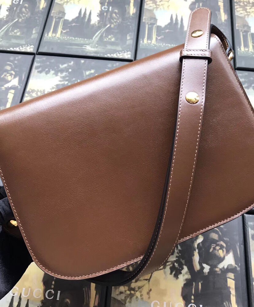 Gucci 1955 Horsebit small shoulder bag 602204 Coffee - Image 5