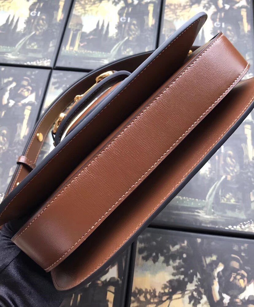 Gucci 1955 Horsebit small shoulder bag 602204 Coffee - Image 6