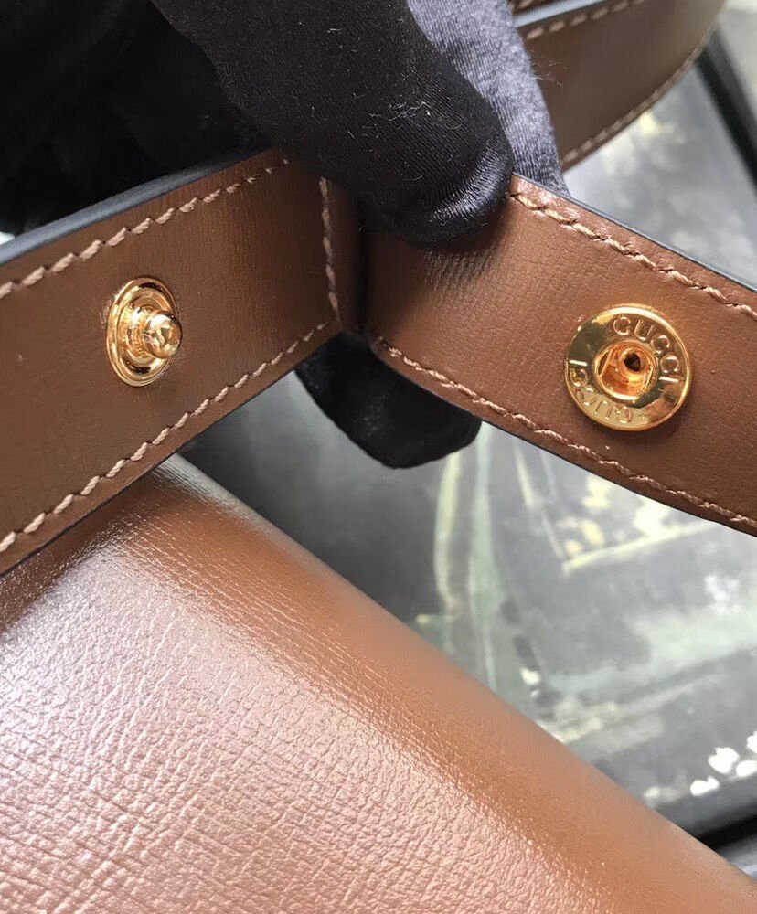Gucci 1955 Horsebit small shoulder bag 602204 Coffee - Image 8