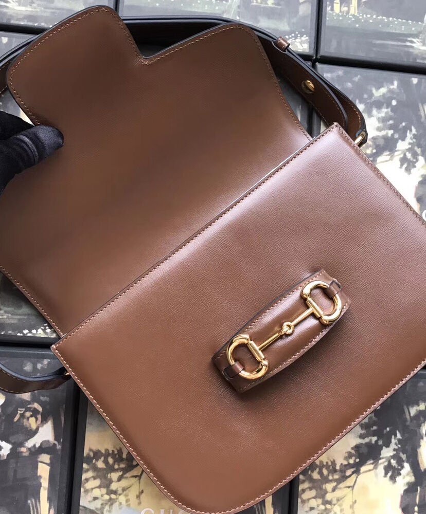 Gucci 1955 Horsebit small shoulder bag 602204 Coffee - Image 9