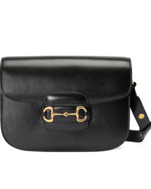 Gucci 1955 Horsebit small shoulder bag 602204 Black