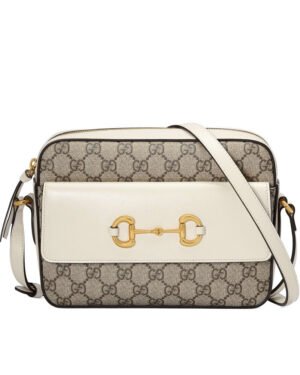 Gucci Horsebit 1955 small shoulder bag 645454 Cream