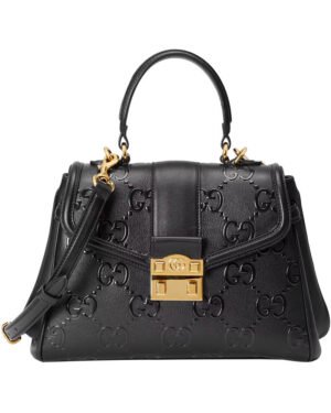Gucci Small GG Top Handle Bag 675791 Black