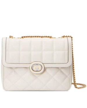 Gucci Deco Small Shoulder Bag 740834 Cream