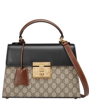 Gucci Padlock small GG top handle bag 453188 Coffee
