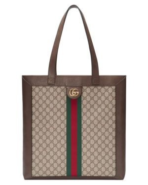 Gucci Ophidia soft GG Supreme large tote 519335 Coffee