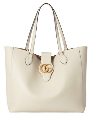 Gucci Medium Tote With Double G 649577 Cream