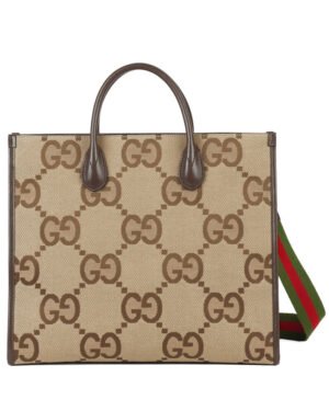 Gucci Tote bag with jumbo GG 678839 Dark Coffee