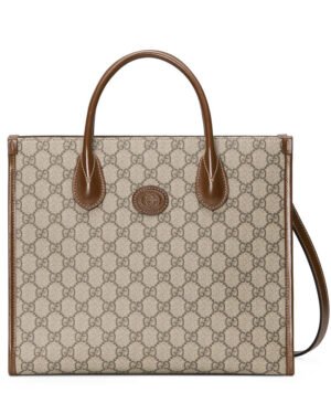 Gucci GG Small Tote Bag 659983 Coffee