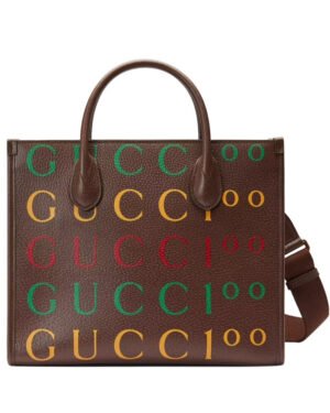 Gucci 100 Small Tote Bag 680956 Dark Coffee