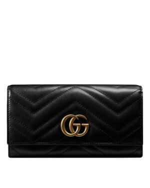 Gucci GG Marmont continental wallet 443436 Black