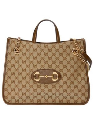Gucci 1955 Horsebit Medium Tote 621144 Coffee
