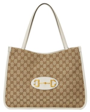 Gucci 1955 Horsebit tote bag 623694 Cream
