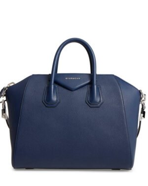 Givenchy Antigona Leather Large Duffel Dark Blue