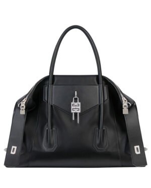 Givenchy Medium Antigona Soft Lock Handbag Black
