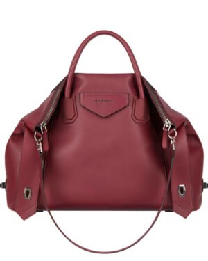 Givenchy Medium Antigona Soft Bag In Smooth Leather Mauve