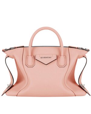 Givenchy Small Antigona Soft Bag In Smooth Leather Pink