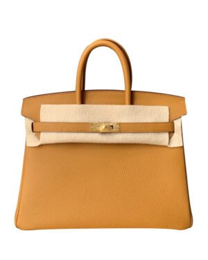 Hermes Birkin 25 Togo Leather Apricot