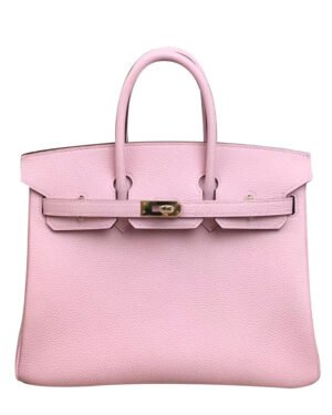 Hermes Birkin 25 Togo Leather Peachblow