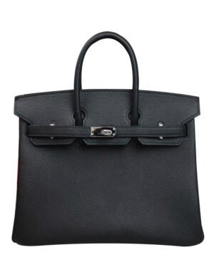 Hermes Birkin 25 Togo Leather Black