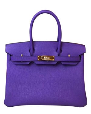 Hermes Birkin 30 Togo Leather Purple