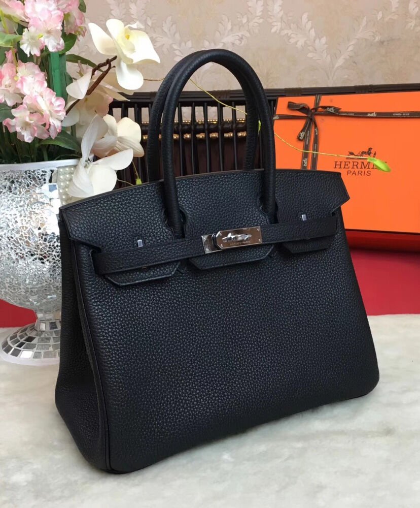Hermes Birkin 30 Togo Leather Black - Image 2