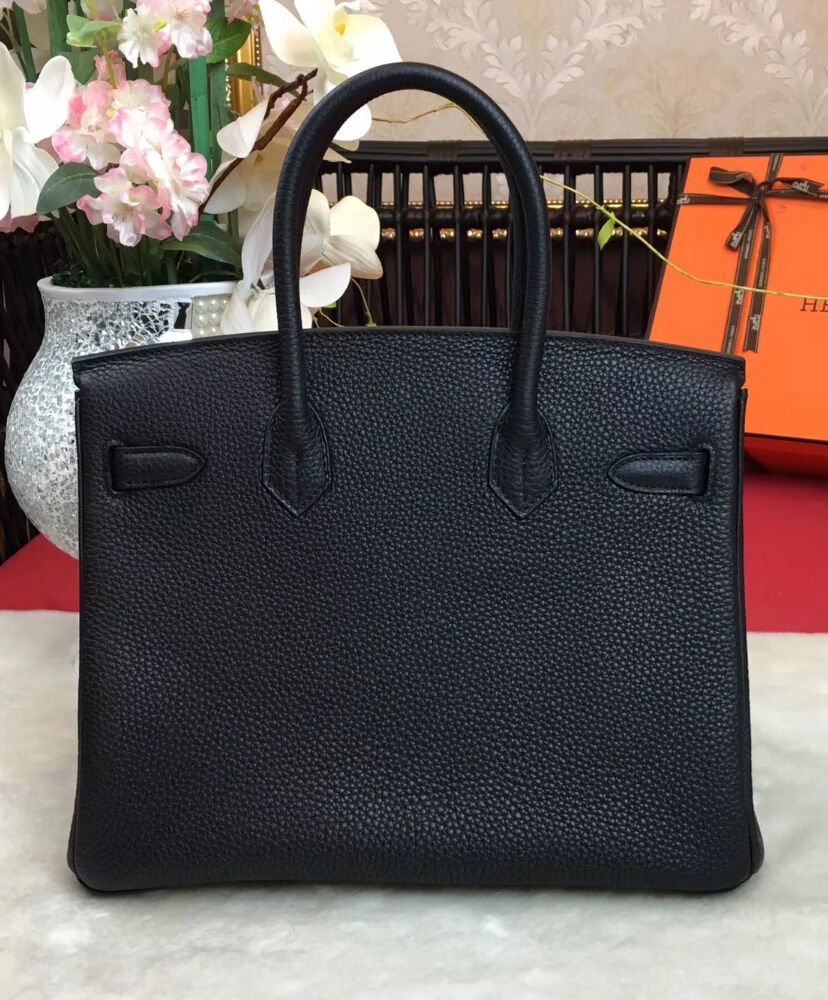 Hermes Birkin 30 Togo Leather Black - Image 4