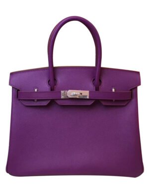 Hermes Birkin 30 Epsom Leather Purple