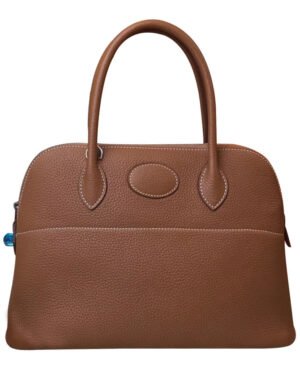 Hermes Bolide 31 Togo Leather Light Coffee