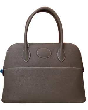 Hermes Bolide 31 Togo Leather Gray