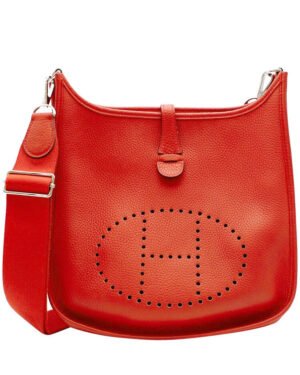 Hermes Evelyne III 29 Bag Red