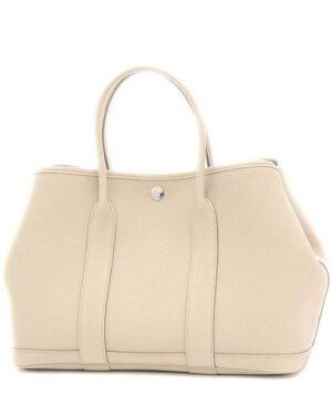 Hermes Garden Party 36 Bag Cream