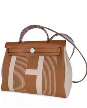 Hermes Herbag Zip 31 Coffee