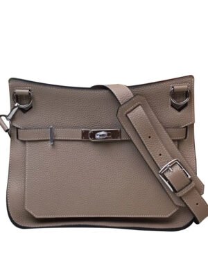 Hermes Jypsiere 28 Bag Togo Leather Gray