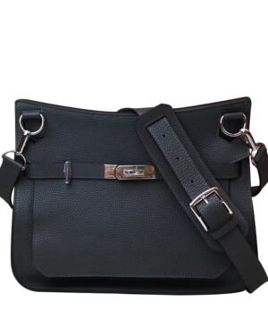 Hermes Jypsiere 28 Bag Togo Leather Black