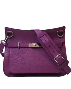 Hermes Jypsiere 28 Bag Togo Leather Purple