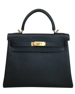 Hermes Kelly Bag 28 Togo Leather Black