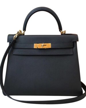 Hermes Kelly Bag 32 Togo Leather Black
