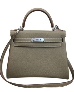 Hermes Kelly Bag 32 Togo Leather Dark Gray