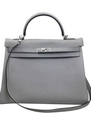 Hermes Kelly Bag 35 Togo Leather Gray