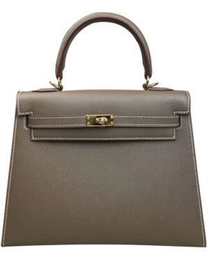 Hermes Kelly Bag 28 Epsom Leather Gray