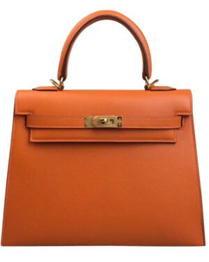 Hermes Kelly Bag 28 Epsom Leather Orange