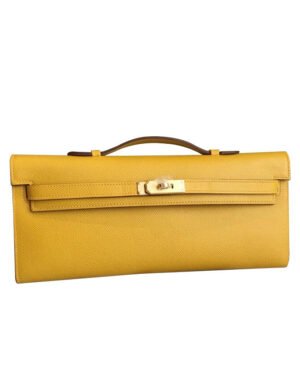 Hermes Kelly Cut Rouge H Yellow