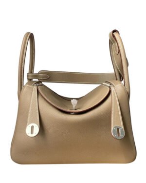 Hermes Linda Bag 26 Togo Leather Gray